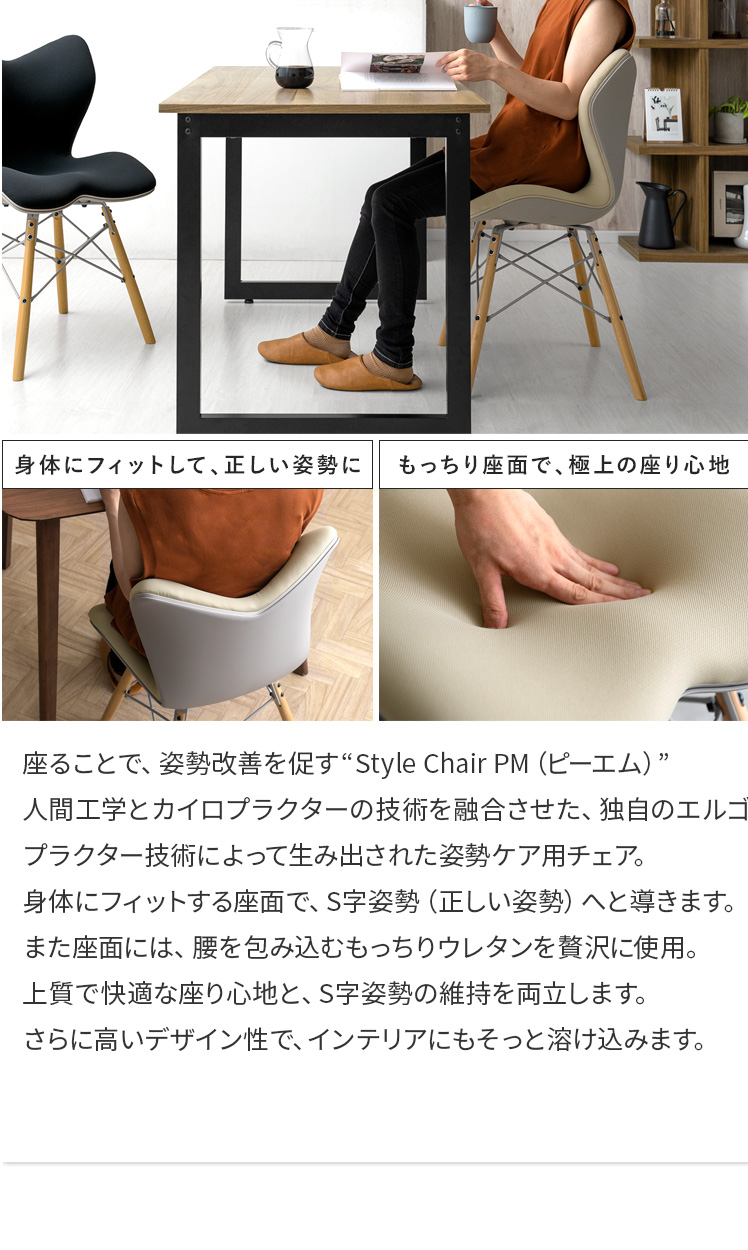 贈与 森本商店スタイルチェア ピーエム Style Chair PM ブラック MTG