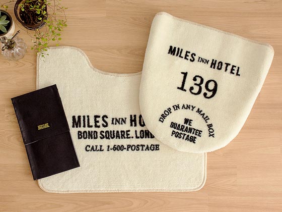 Miles Inn Hotel トイレマット 単体販売 北欧インテリア 家具の通販エア リゾーム