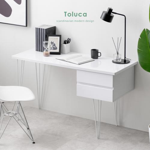 シンプルデザインデスク Toluca〔トルカ〕120cm幅